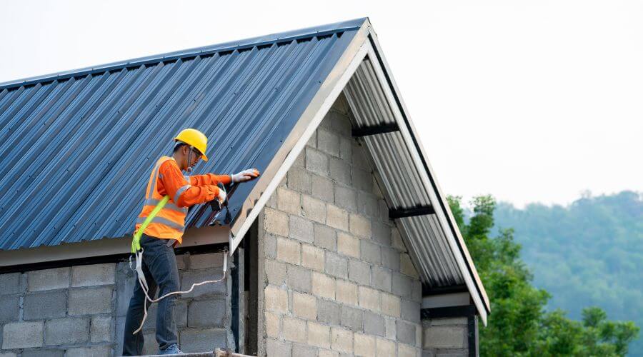 Professional metal roof installation in Baldwin, NY